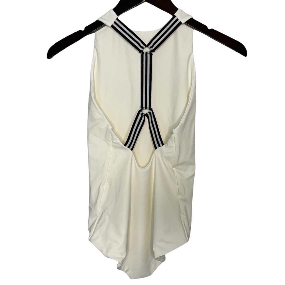 NWOT MIKOH One Piece Y Strap Bone Small